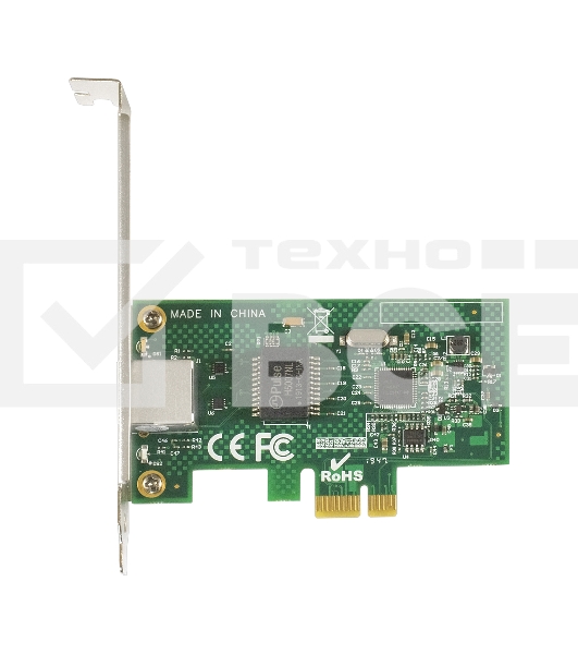 Сетевой адаптер ExeGate EXE-i210AT PCI Express 2.0 10/100/1000Mbps 1xRJ-45 (Copper) Intel WGI210AT