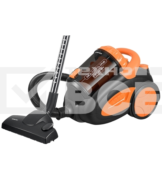 Пылесос Centek CT-2520 Orange оранжевый/черный, 400/2200 Вт, уборка сухая, пылесборник циклонный фильтр, 2 л