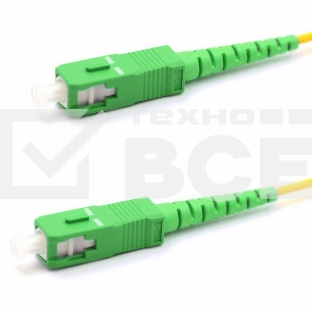 Патч-корд оптический соединительный (SM), 9/125 (OS2), SC/APC-SC/APC, (Simplex), LSZH, 20м