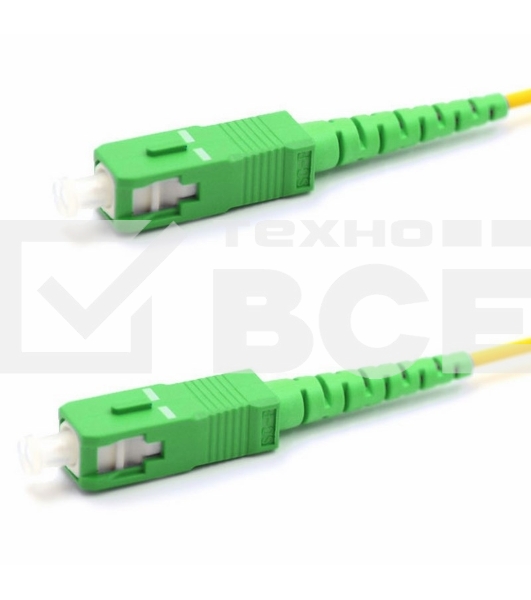 Патч-корд оптический соединительный (SM), 9/125 (OS2), SC/APC-SC/APC, (Simplex), LSZH, 20м
