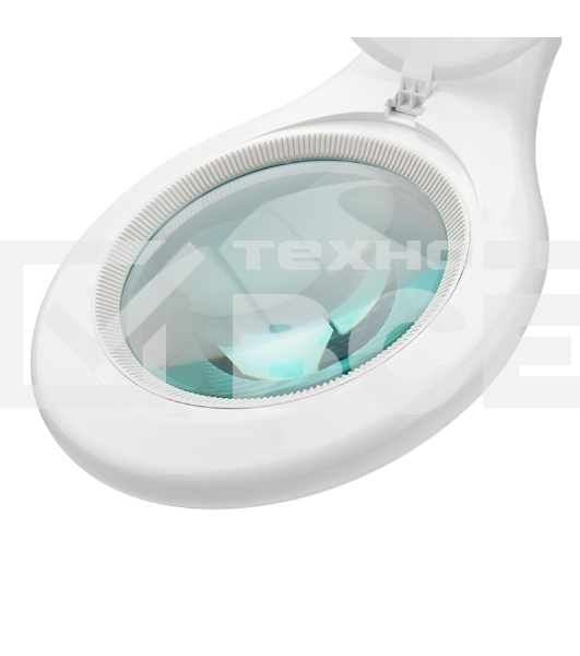 Лупа на струбцине Rexant, круглая, 5D, с подсветкой 56 SMD LED, белая 31-0403