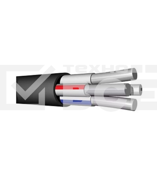 Кабель АВВГ 4х2.5 Ч (бухта) (м) Альгиз К ФР-00000408