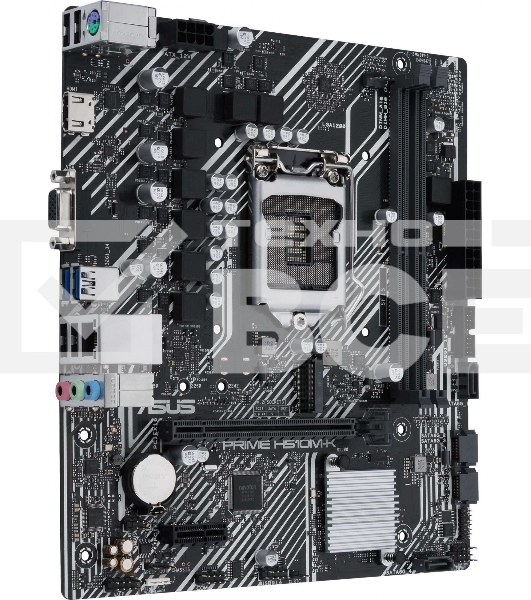 Материнская плата ASUS PRIME H510M-K, LGA 1200, Intel H510, 2xDDR4, 4xSATA, 1xM.2, 1xPCIe 4.0 x16, 1xPCIe x1, 1xHDMI, 1xVGA, 2xUSB-A 3.2 Gen 1, 4xUSB-A 2.0, 1x 1Gb LAN, 3x3.5 мм, 7.1, mATX