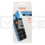 Сетевой фильтр Buro 800SH-3-B 3м (8 розеток) черный (коробка), фото5