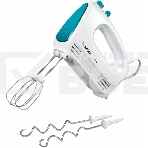 Миксер Bosch MFQ2210D , 375 Вт, цвет: белый/ голубой, 4 скорости+ импульс.режим, 2 крюка+ 2 венчика, фото3