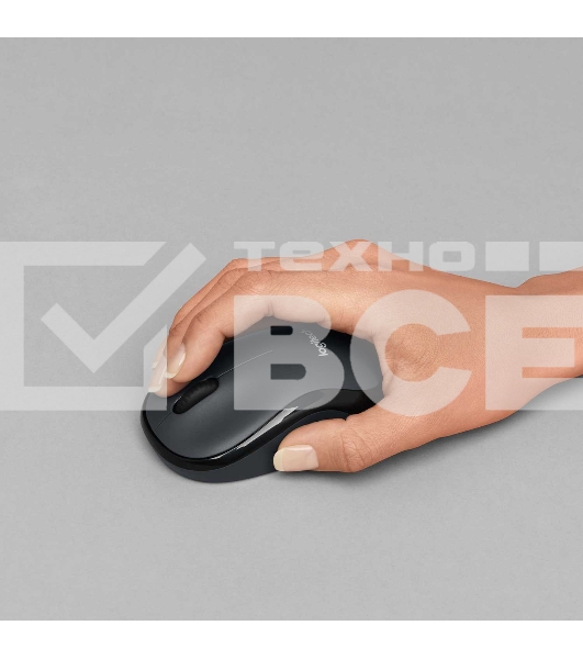 Мышь беспроводная Logitech M220 SILENT синий, 1000 dpi, радиоканал, USB, кнопки - 3