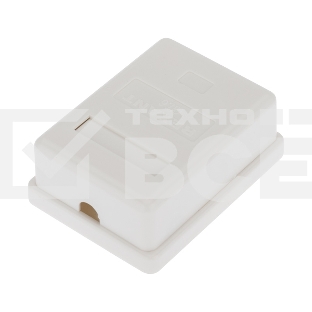Розетка компьютерная внешняя, 1-порт RJ-45 (8P8C), UTP неэкранированная, категория 6, Rexant