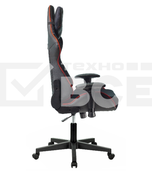 Кресло игровое A4Tech Bloody GC-400, черный/красный, крестовина пластик