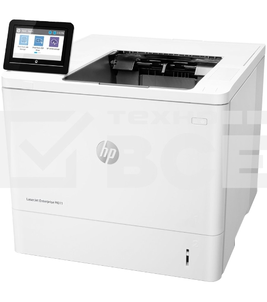 Принтер лазерный HP LaserJet Enterprise M611dn (7PS84A), A4, ч/б, печ. до 61 стр/мин., 1200 x 1200 dpi, USB, RJ-45