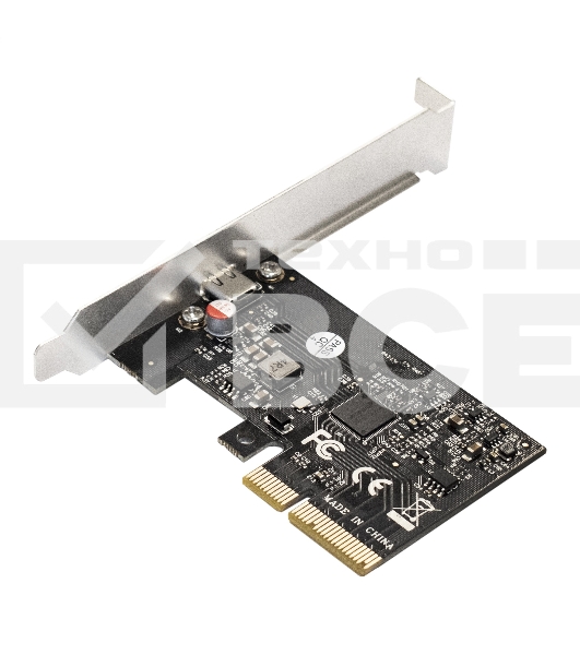 Контроллер ExeGate EXE-321 EX293839RUS (PCI-E x4 v3.0, 20Gbps (USB3.2 GEN2x2) Type-C ext., ASMedia Chipset ASM3242)