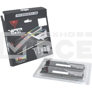 Оперативная память Patriot Viper Venom, DDR5, 64GB (2x32GB), 5600MHz, CL40, с радиаторами, RGB, черный