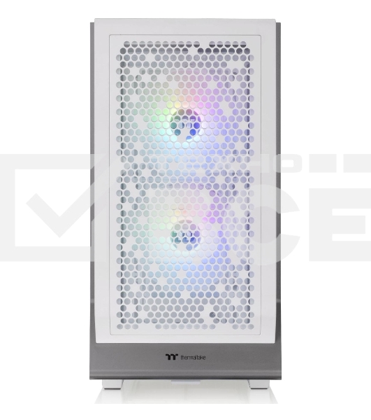 Компьютерный корпус Thermaltake Ceres 300 TG ARGB белый без БП ATX 3x140mm 2xUSB3.0 1xUSB3.1 audio bott PSU
