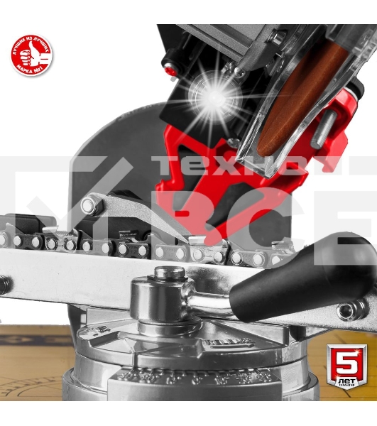 Заточной станок Зубр СЦ-300 для пильных цепей, d145 мм, 230 Вт