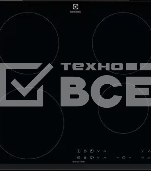 Встраиваемая индукционная панелл Electrolux CIR60430 на 4 конфорки, cтеклокерамика, мощность: 7350 Вт