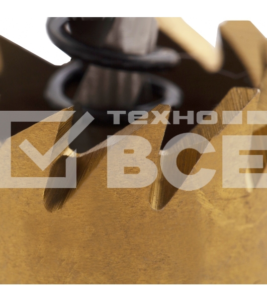 Коронка по металлу HSS, 21 мм, нитридтитановое покрытие Denzel