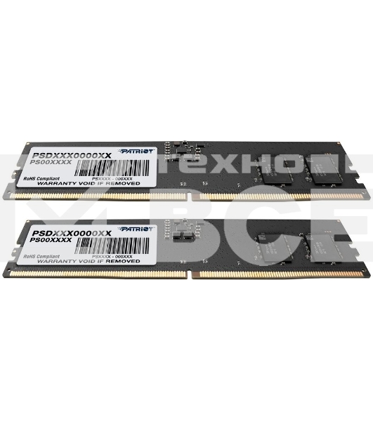 Оперативная память Patriot Signature, DDR5, 32GB (2x16 GB), 4800 MHz, CL40