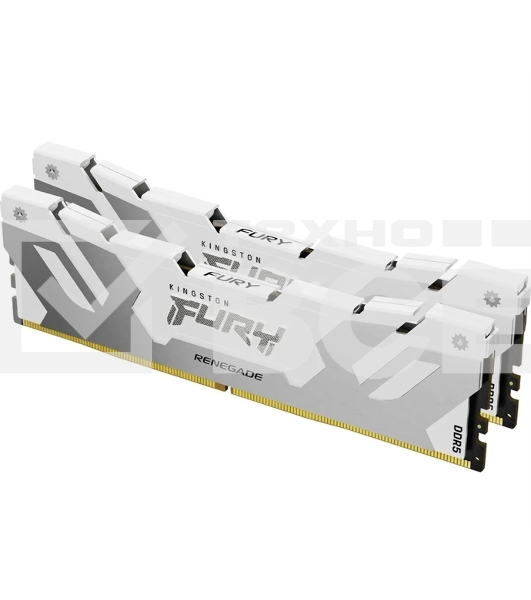 Оперативная память Kingston Fury Renegade, DDR5, 32GB (2x16GB), 8000MHz, CL38, DIMM, радиатор, белый