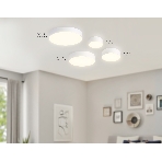 Потолочный светодиодный светильник Ambrella light FV5523 WH белый LED 35W 3000K D300*58 (Без ПДУ), фото8