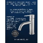 Комплект для ванной, 3 предмета (Тумба подвесная Bau Blackwood 80 + Раковина BAU 51х41, с отв. под см-ль, Смеситель Dream, нерж. сталь), фото4
