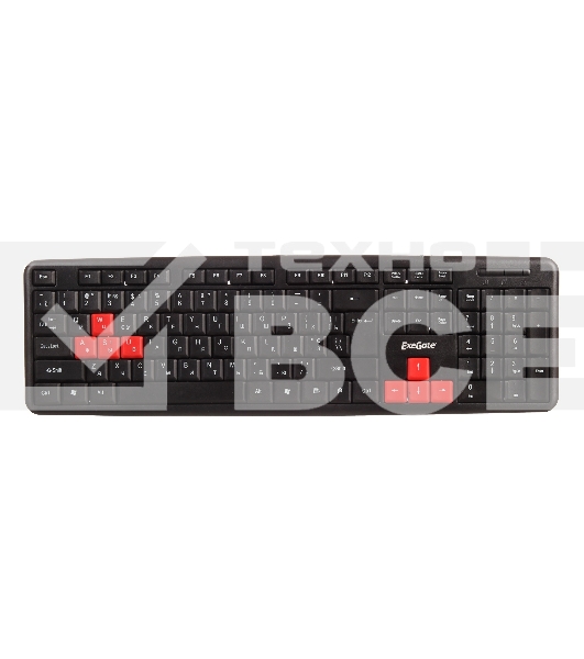 Клавиатура ExeGate LY-403 (EX264080RUS) проводная, USB, черный