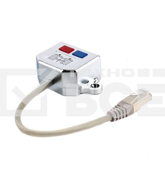 Разветвитель NCA-SP-02 FTP 1 порт RJ45 (T568A/T568B) -> 2 порта RJ45 10/100 BASE-T