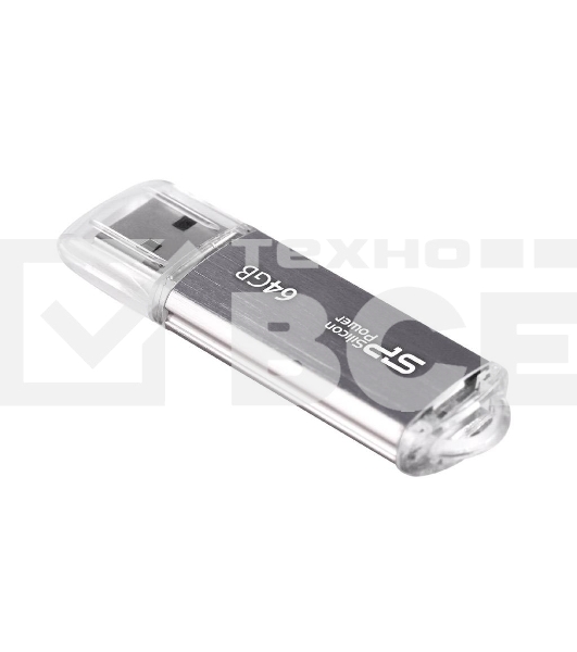 Флэш Диск Silicon Power USB Drive 64Gb Ultima II SP064GBUF2M01V1S {USB2.0, Silver}