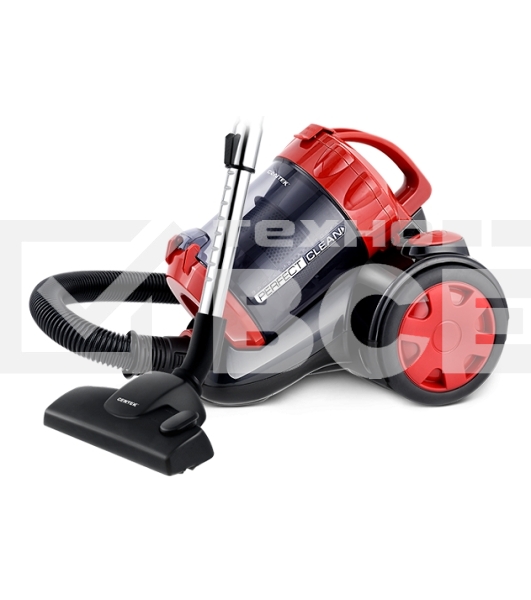 Пылесос Centek CT-2528 Red красный/черный, 350/2000 Вт, уборка сухая, пылесборник циклонный фильтр, 1.5 л