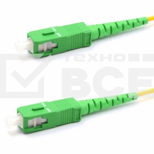 Патч-корд оптический соединительный (SM), 9/125 (OS2), SC/APC-SC/APC, (Simplex), LSZH, 10м