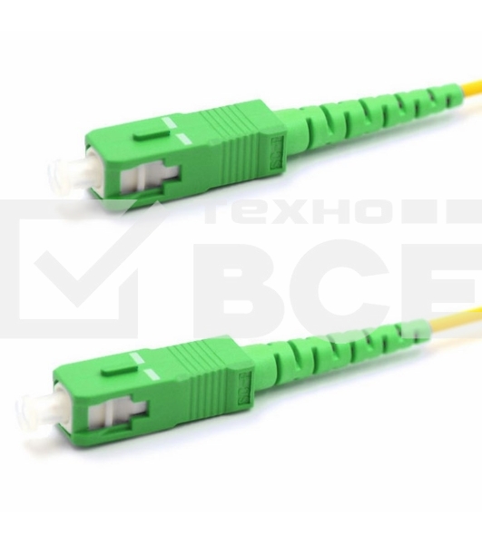 Патч-корд оптический соединительный (SM), 9/125 (OS2), SC/APC-SC/APC, (Simplex), LSZH, 10м