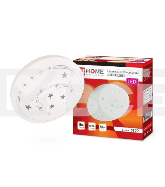 Светильник светодиодный DECO 18Вт 230В 6500К 1170лм 230мм СОЗВЕЗДИЕ IN HOME 4690612022239