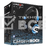 Гарнитура игровая Crown CMGH-3001 черный/синий, фото2