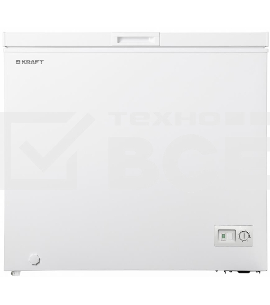 Морозильный ларь Kraft BD(W)-250QX белый, 230л
