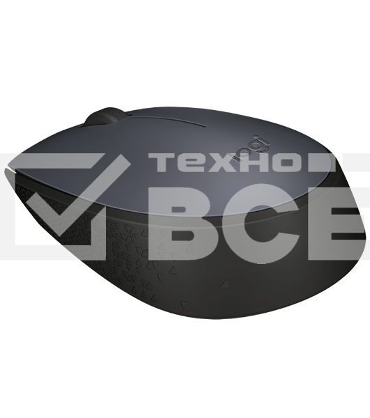 Мышь беспроводная Logitech M170 черный/темно-серый, 1000 dpi, радиоканал, USB, кнопки - 3