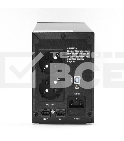 Источник бесперебойного питания CROWN Line Intractive CMU-SP650EURO USB 650VA\390W, корпус металл, 1x12V/7AH, розетки 2*EURO+3*IEC, трансформатор AVR 140-290V, съёмный кабель 1.2 м, порт RJ11/45, порт USB, защита: от перегрузки, от КЗ, от скачков напражен