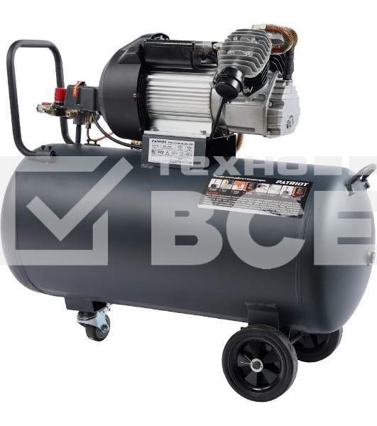 Компрессор Patriot поршневой масляный Professional 100-400, 400 л/мин, 8 бар, 2200 Вт, 100 л, быстросъемный 1/4