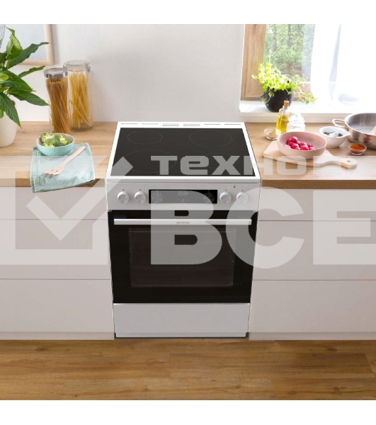 Электрическая плита Gorenje GEC6C40WD белый