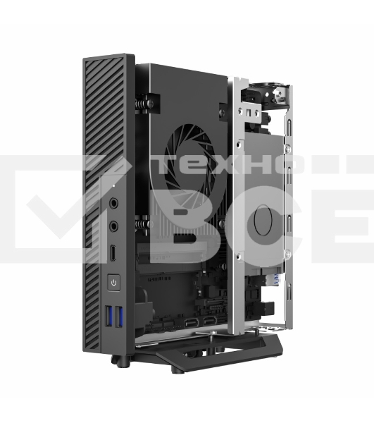 Кулер Foxline D65 черный алюминий+медь 2500rpm 32.6db 4-pin 65w 17мм