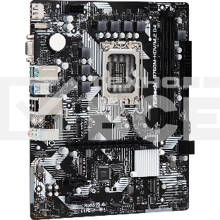 Материнская плата ASRock B760M-HDV/M.2 D4, LGA 1700, Intel B760, 2xDDR4, 4xSATA, 2xM.2, 1xPCIe 4.0 x16, 2xPCIe x1, 1xDP, 1xHDMI, 1xVGA, 1x 1Gb LAN, 2xUSB-A 3.2 Gen 1, 3xUSB 2.0, 3x3.5 мм, 7.1, mATX