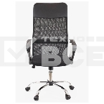 Кресло офисное Everprof Ultra T черный (Акриловая сетка, ткань, хром, ролики, ТопГан), фото7