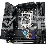 Материнская плата ASUS ROG STRIX B760-I GAMING WIFI, LGA 1700, Intel B760, 2xDDR5, 4xSATA, 2xM.2, 1xPCIe 5.0 x16, 1xHDMI, 1xDP, 1x 2.5Gb LAN, 3xUSB-A 2.0, 3xUSB-A 3.2 Gen 1, 1xUSB-C 3.2 Gen 1, 1xUSB-C 3.2 Gen 2x2, 5x3.5 мм, 7.1, Mini-ITX, фото25