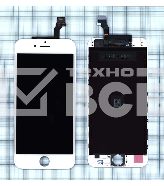 Дисплей для iPhone 6 в сборе с тачскрином (FOG) белый
