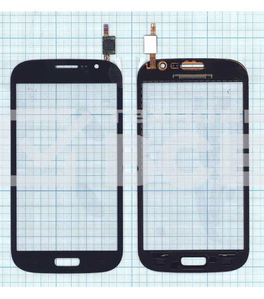 Сенсорное стекло (тачскрин) для Samsung Galaxy Grand Neo Duos GT-I9060, синее