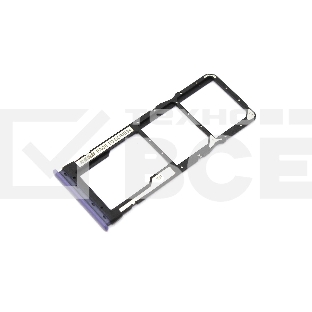 Лоток для SIM-карты Xiaomi Redmi Note 9T фиолетовый