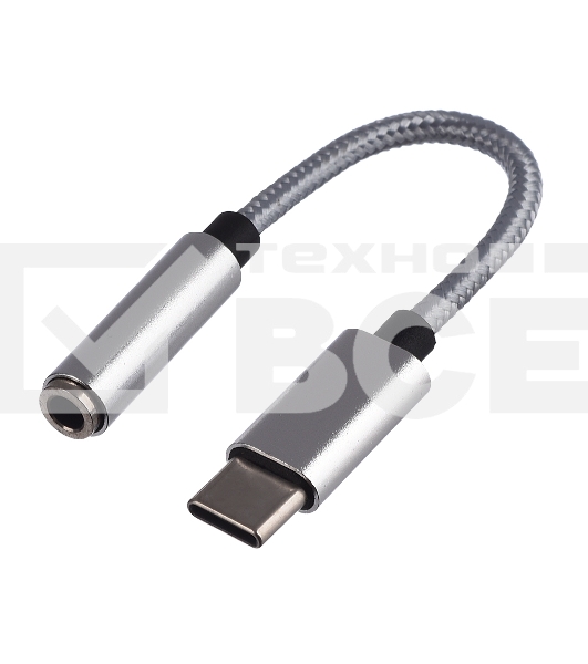 Адаптер GoPower Jack3.5MM(F)-TYPE-C(M) 00-00027481 0.1M белый
