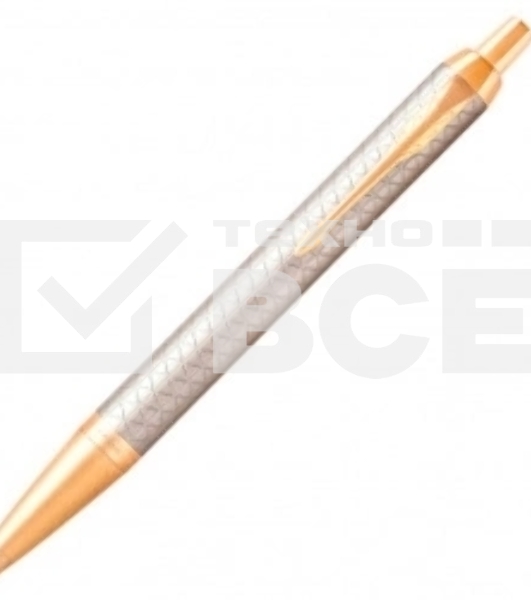 Ручка шариковая Parker IM Premium K323 (CW1931687) Grey GT M син. черн. подар.кор.