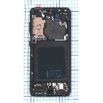 Дисплей (модуль) для Samsung Galaxy S21 5G SM-G991B в сборе с тачскрином и рамкой (OLED) черный, фото 1