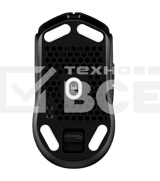 Мышь беспроводная/проводная HyperX Pulsefire Haste 2 Mini черный, 26000 dpi, радиоканал, Bluetooth, USB, кнопки - 6