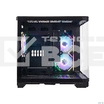 Компьютерный корпус 1STPLAYER UVIEW UV5 ARGB черный mATX 3x120mm ARGB fans UV5-BK-2FC7R-1FC7, фото3