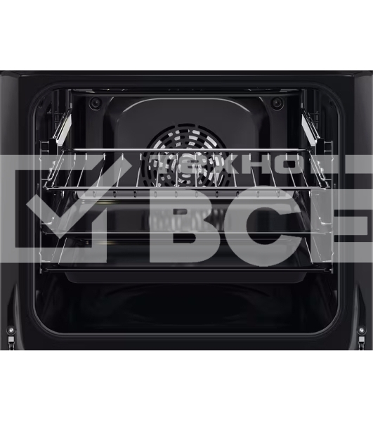 Встраиваемый духовой шкаф Electrolux EOF5H50BX, Электрический духовой шкаф с конвекцией, приготовление на пару, объем 65 л, 8 режимов, очистка каталитическая, 2 стекла в дверце, направляющие проволочные, нержавеющая сталь
