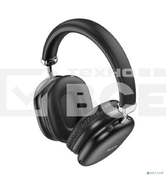 Беспроводные/проводные наушники HOCO W35 Max черный, полноразмерные, Bluetooth + проводной, до 90 ч.